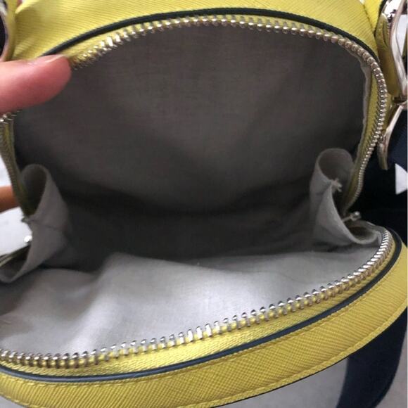 Deux Lux Yellow Annabelle Circle Crossbody Bag Purse - Picture 5 of 6